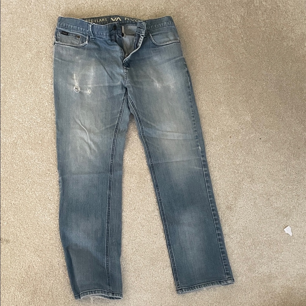 RVCA Men's Blue Jeans